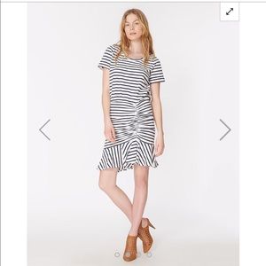 VERONICA BEARD Ruched Pima Dress